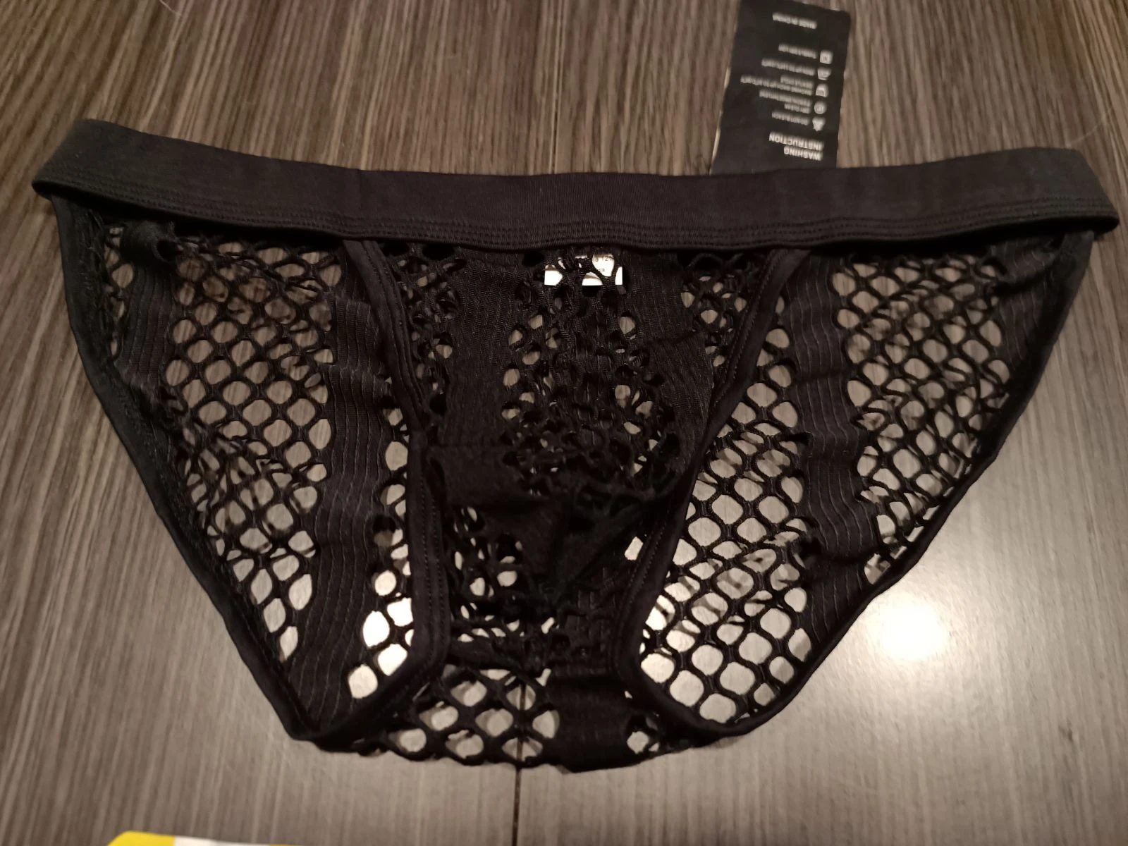 Zwarte gebreide herenslip – photo 2